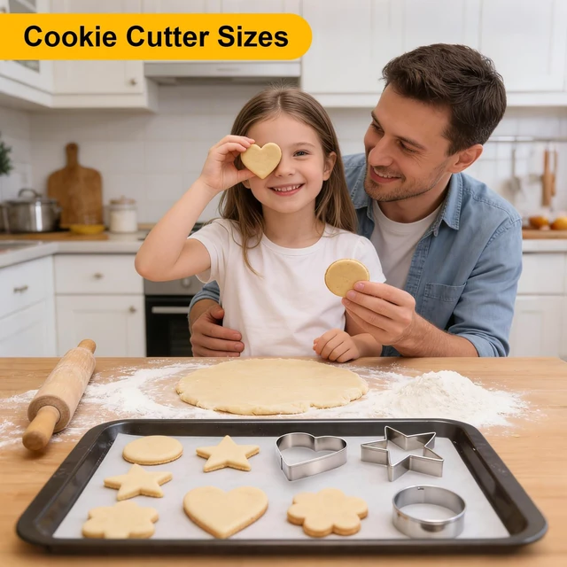 Alt view image 5 of 7 - 12 Pcs Stainless Steel Cookie Cutters Set - Heart, Flower, Round, Star | Professional baking tools making cookies, Biscuit cutter can be dishwasher safe, Gift for baking lovers