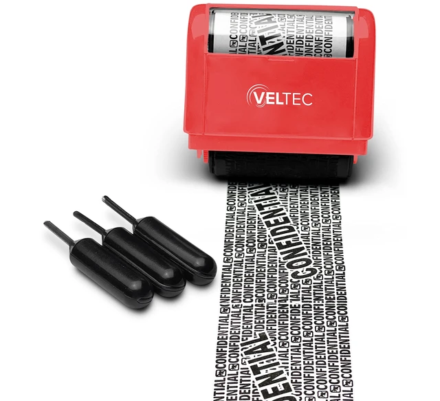 Alt view image 2 of 4 - Identity Theft Protection Roller Stamp