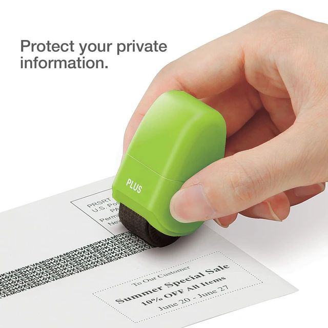 Alt view image 2 of 5 - Guard Your ID Identity Theft Protection Roller Stamp Refill, 3-Pack