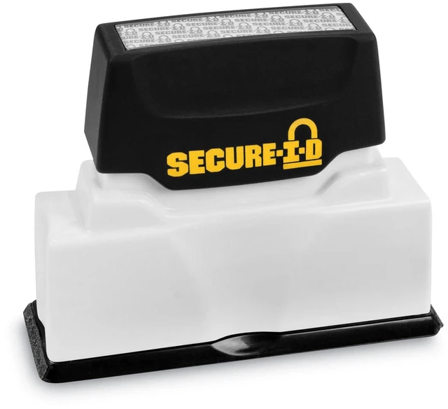 Main image of Secure-i-d Security Stamp, obscures Area 2.5 x 0.31, Black