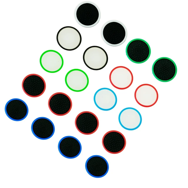 Alt view image 3 of 6 - 20PCS Silicone Joy-Con Thumb Grip Caps, Analog Thumbstick Joystick Covers Compatible with Nintendo Switch/Lite/OLED Controller Accessories