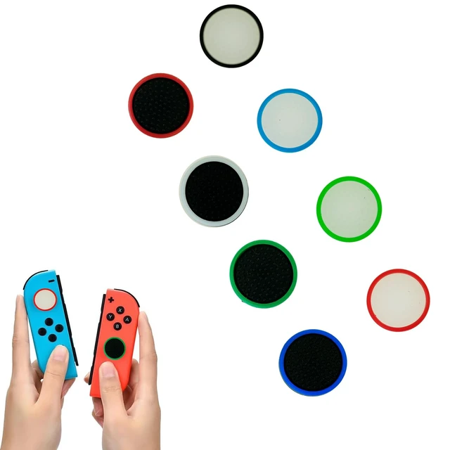 Alt view image 5 of 6 - 20PCS Silicone Joy-Con Thumb Grip Caps, Analog Thumbstick Joystick Covers Compatible with Nintendo Switch/Lite/OLED Controller Accessories