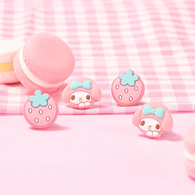 Alt view image 7 of 7 - Thumb Grip Caps Compatible with Nintendo Switch 2, Silicone Joystick Grip Caps for Switch 2025, 4pcs, MLD Bunny Style, Pink