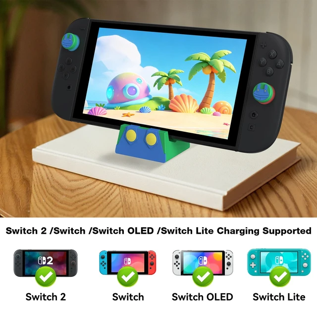 Alt view image 6 of 7 - Switch Charging Dock for Switch/Switch Lite/Switch OLED, Portable Switch Charging Base Stand with Type C Port,Replacement Compatible with Official Switch Charger Stand