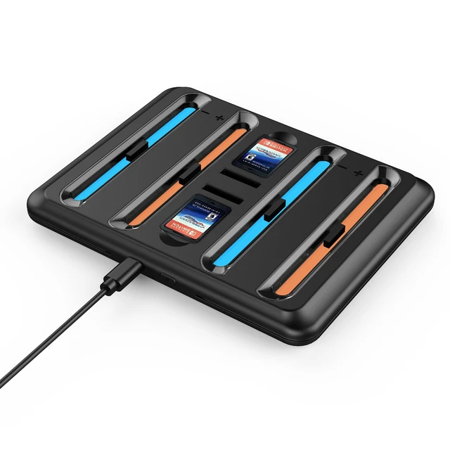 Alt view image 5 of 5 - for Nintendo Switch 2 Joy-Cons Controller Fast Charging Dock, 4 in 1 Magnetic Design Fast Charging Stand Station with RGB Indicators for Nintendo Switch 2 Accessories