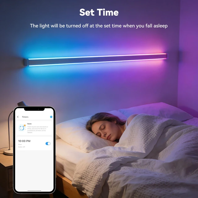 Alt view image 4 of 7 - COB LED Strip Lights Pro, UL-Listed RGB Smart IC Chasing Color Addressable COB LED Tape Light, Music Sync Flexible RGB LED Lights, Smart Strip Light, for Party, Bedroom, Color Changing, 20ft