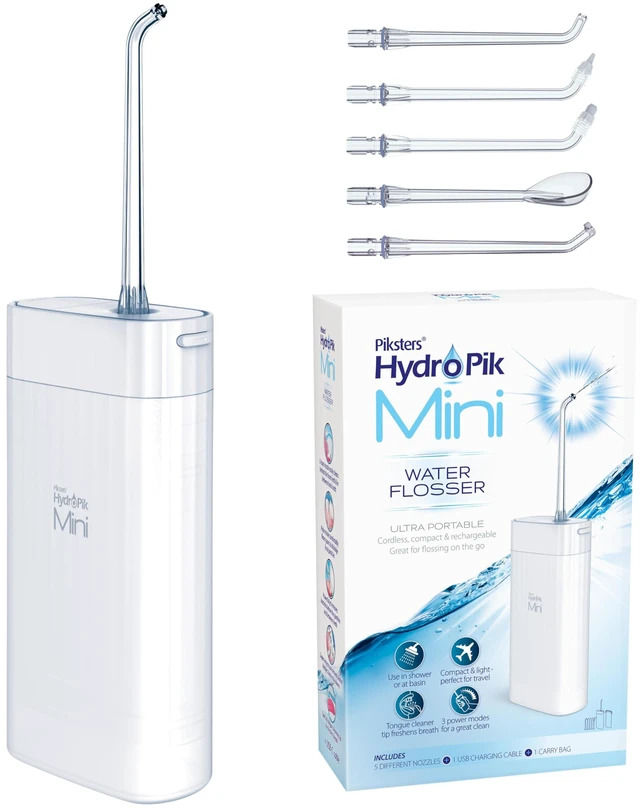 Main image of Hydropik Mini White Water Flosser - Braces Care, Travel Size