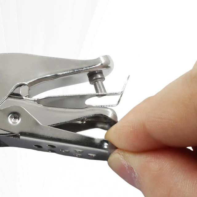 Alt view image 3 of 7 - 1Pc 3mm Single Hole Paper Puncher | Metal, for DIY Craft Tags, Tickets, Cards, and Paper Projects