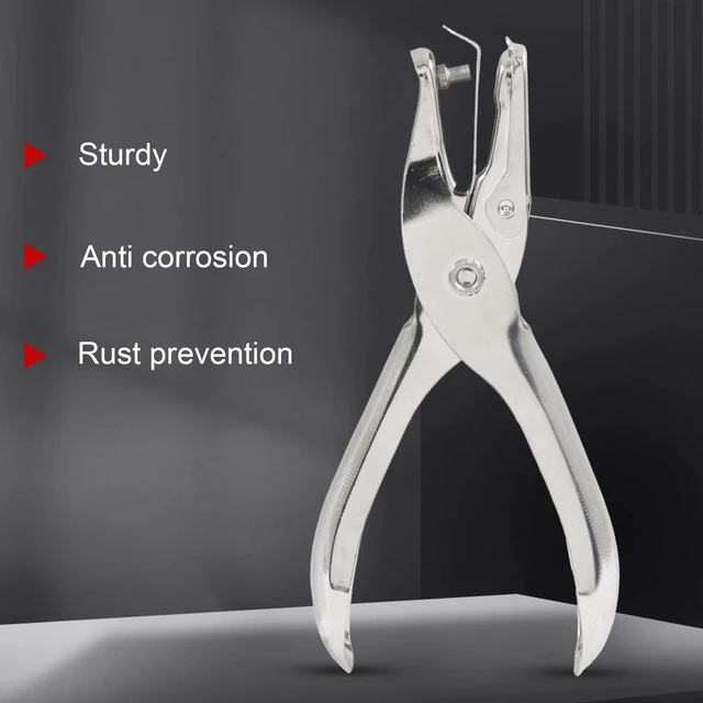 Alt view image 4 of 7 - 1Pc 3mm Single Hole Paper Puncher | Metal, for DIY Craft Tags, Tickets, Cards, and Paper Projects