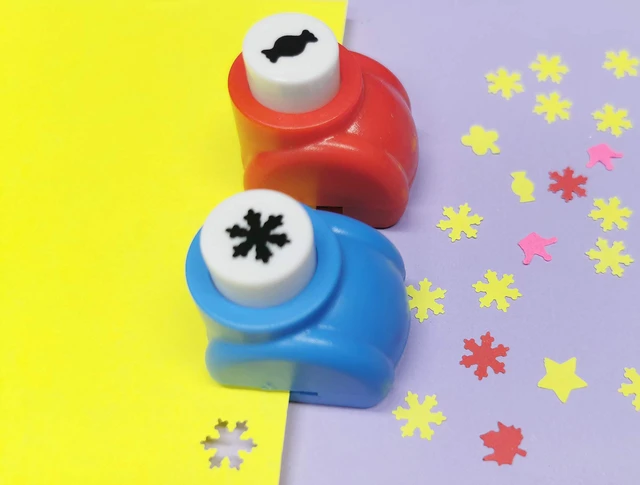 Alt view image 7 of 7 - 10 Pack Punch Craft Set, Colorful Crafts Hole Punch Shape, Hole Punch Shape Scrapbooking Supplies Shapes Hole Punch, Great for Crafting and Fun Projects