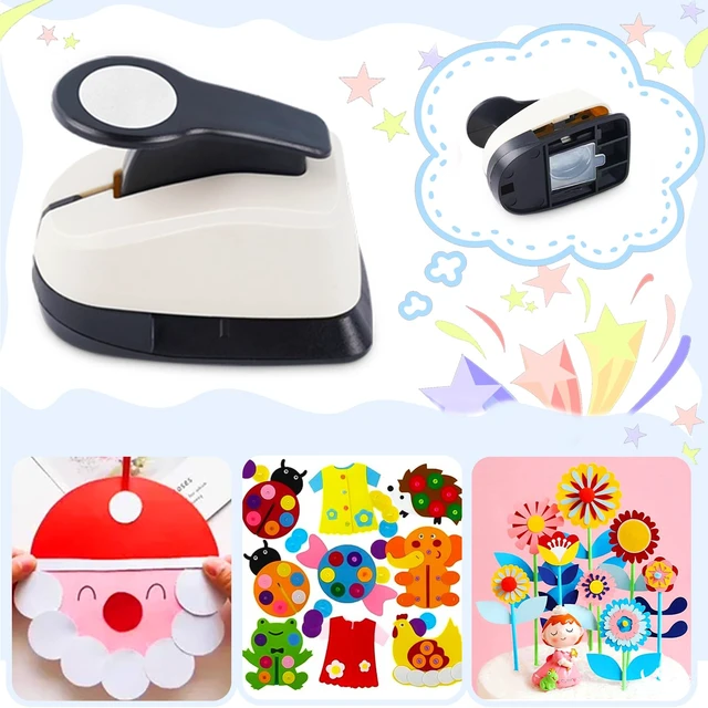 Alt view image 4 of 7 - Circle Punch, Circle Hole Punch Set, 1 in, 5/8 in, 3/8 in Circles | 3 PCS Circle Paper Punches for Crafts Scrapbook, Circles Shape Punch, Circle Cutter, Precise Circles, Clean Cut, Easy to Use