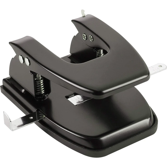 Alt view image 3 of 5 - Two Hole Punch for Paper, 30 Sheets, Black, 90079 | Heavy-duty two hole punch for 30 sheets, durable black office puncher for daily paper binding;2 hole punch