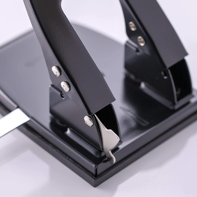 Alt view image 5 of 5 - Two Hole Punch for Paper, 30 Sheets, Black, 90079 | Heavy-duty two hole punch for 30 sheets, durable black office puncher for daily paper binding;2 hole punch