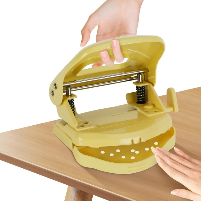 Alt view image 6 of 7 - 2-Hole Paper Punch, Office Desktop Manual Hole Puncher