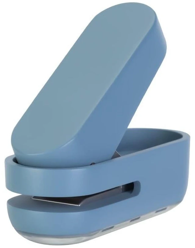 Main image of Mini Small Hole Puncher Blue Color, 10 Sheet Paper Capacity Single Hole Puncher for Office Use Or Gift for Students (Blue)