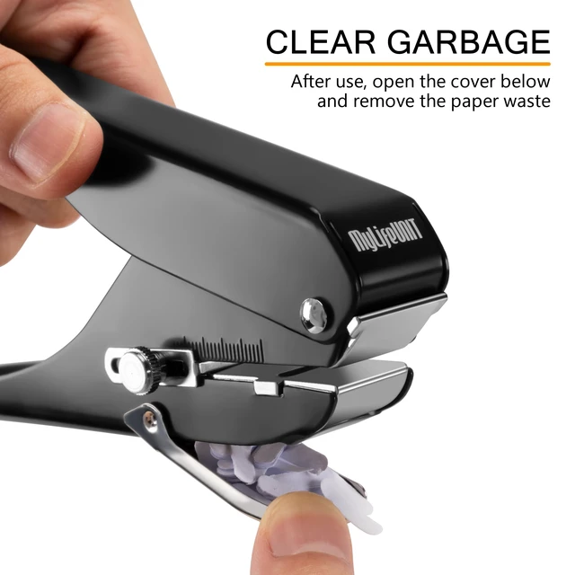 Alt view image 3 of 7 - Badge Hole Punch, Slot Puncher for Id Card, PVC Slot and Paper, Heavy-Duty Hole Punch for Pro Use