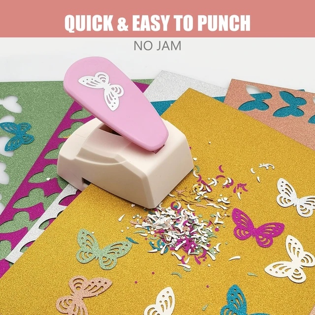 Alt view image 3 of 5 - Manual Hole Punch Tool for Paper, Hand-Operated Office and Craft Punch, Metal Construction, Desktop Paper Punch (Non-Toy, Not for Children)