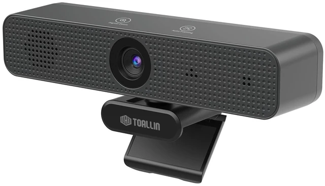 Main image of 4K All-in-One Webcam with Microphones and Speaker, AI Auto Framing | 5X Zoom, Touch Control, WDR/HDR, Video Bar, Conference Room Camera for Meetings, Streaming, Video Calls