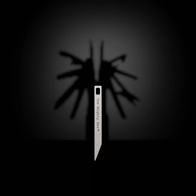 Alt view image 2 of 7 - The Mighty Bar - Heavy Duty Keychain Prybar EDC Pry Bar for Every Day Carry Small Stainless Steel or Titanium Key Chain Multitool Prybar for Keys - Made by Gear Spool