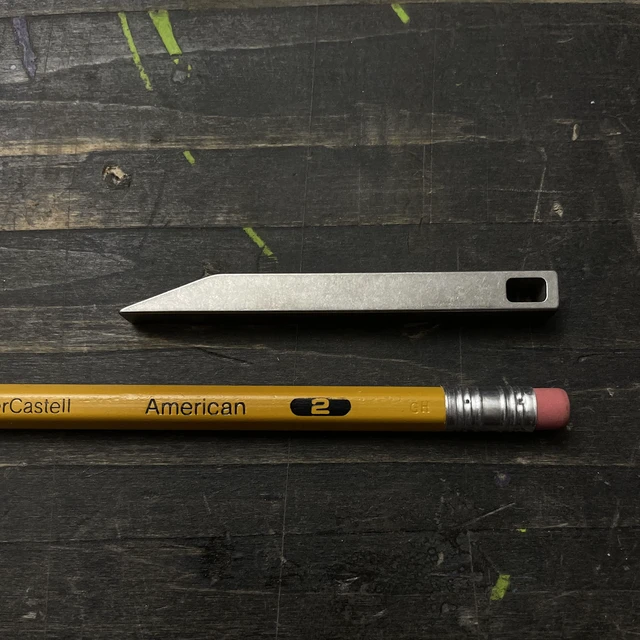 Alt view image 7 of 7 - The Mighty Bar - Heavy Duty Keychain Prybar EDC Pry Bar for Every Day Carry Small Stainless Steel or Titanium Key Chain Multitool Prybar for Keys - Made by Gear Spool