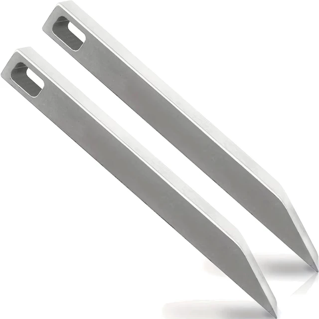 Main image of EDC Pry Bar 2 Pack - Heavy Duty Mini Stainless Steel Keychain Prybar - Mighty Miniature Portable Multitool, Screwdriver, Bottle Opener, & Box Opener