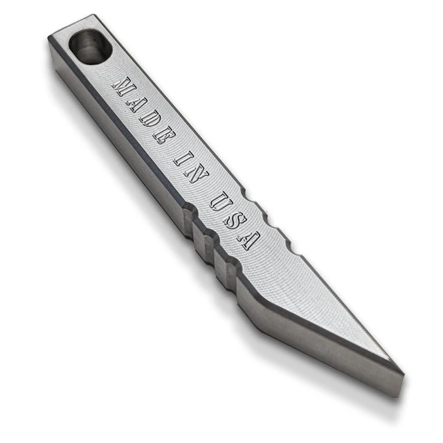 Alt view image 4 of 7 - Rhino Bar EDC Stainless Steel Mini Pry Bar Tool, Stainless | Keychain-ready design; screwdriver tip; box-opening edge; minimalist pocket profile; durable everyday utility