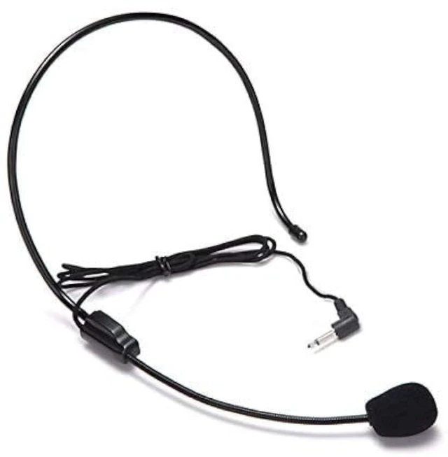 Main image of AKindle Ear Hook Mic, Flexible Wired Boom (Standard 3.5mm Connector Jack) for Voice Amplifier,Teachers, Speakers, Coaches, Presentations, Seniors and More