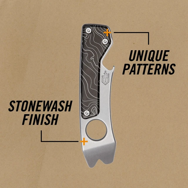 Alt view image 2 of 7 - Shard XL 6-in-1 EDC Keychain Multitool,Bottle Opener,Stainless Steel | Pry bar, wire stripper, bottle opener, 6-in-1 EDC keychain tool, compact everyday carry