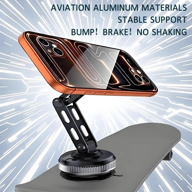 Alt view image 6 of 7 - Vacuum Magnetic Car Phone Mount, 360°Rotating Phone Holder for Car | Iphone Car Phone Holder Mount, Dashboard Windshield Suction Cup Phone Mounts, Magsafe Car Mount for IPhone 16~18 and Android