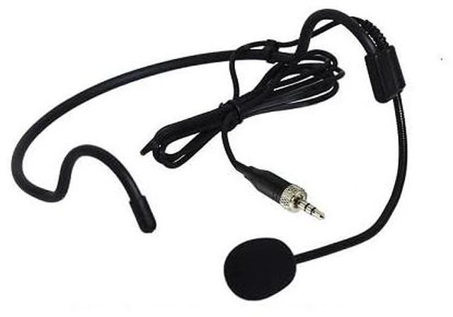 Main image of Replacement Headset Microphone for Sennheiser SK 100 G4 Wireless Bodypack Transmitter, Unidirectional, Black