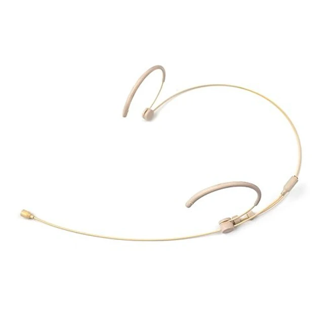 Alt view image 2 of 4 - Microdot 4016 Headset Headworn Microphone for SENNHEISER Wireless System- Detachable Cable with 3.5mm Screw Locking Plug - Omidirectional Mic