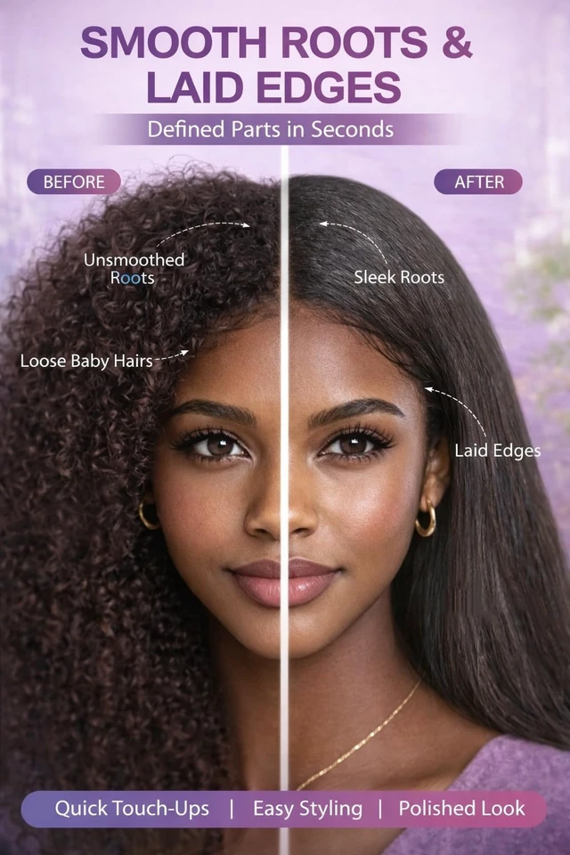 Alt view image 4 of 7 - Professional Hot Comb for Wigs and Black Hair, Electric Pressing Comb with Anti-Scald Design, 5 Heat Settings 280450°F, Dual Voltage Straightening Comb for Roots, Edges, Lace Fronts and Natural Hair