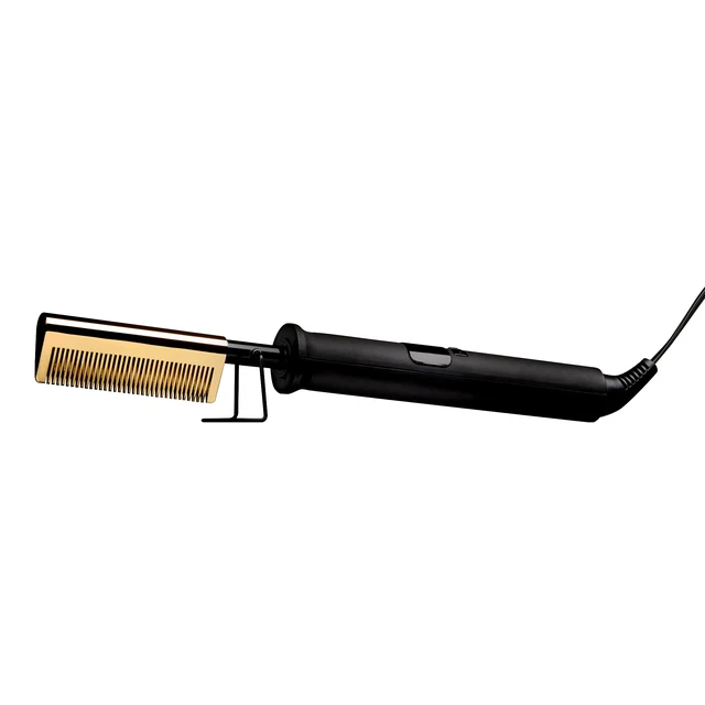 Alt view image 2 of 7 - Hot Comb Hair Straightener 450 Degrees, Straight Teeth Electric Heating Comb, Pressing Comb Brush for Straightening Hair and Beard, Curling Iron for Natural Black Hair
