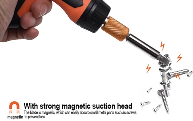 Alt view image 3 of 6 - 46 Piece Ratchet Screwdriver Set - Pro T Type Ratchet Screwdriver with Quick Release - Magnetic Tips includes Phillips, Slotted, Hex,Torx,Pozi,Square - 4-10mm Socket Set - Ergo Handle