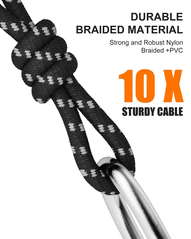 Alt view image 4 of 7 - XLR Cables 25ft 2Pack, Durable Nylon Braided XLR Microphone Cable | OFC conductors, double shielding, balanced 3-pin XLR, metal connectors, for microphones, mixers and speakers