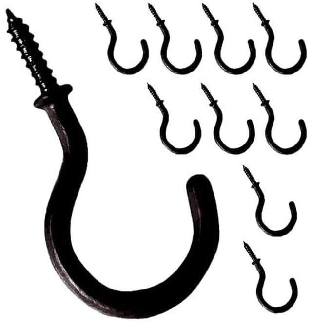 Alt view image 3 of 4 - Wall Hooks, Transparent Adhesive Hangers, Rotatable Stainless Steel Hooks, Easy Installation & Reusable, Works on Ceramic, Marble, Glass, Metal (Self Adhesive Hooks, 8, Count)