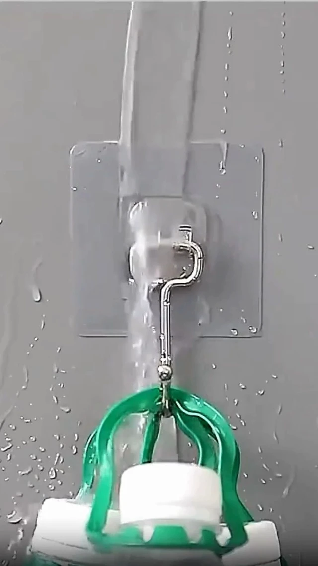 Alt view image 2 of 3 - Adhesive Wall Hooks for Hanging Heavy Duty Towel Coat Hooks