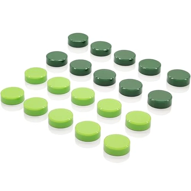 Alt view image 4 of 4 - Fridge Magnets 20 Pack, Strong Refrigerator Magnets Small Round Heavy Duty Magnets for Whiteboard, Cute Pink Mini Decorative Magnet for Fridge, Locker, Map, Office, Classroom, Home & Kitchen