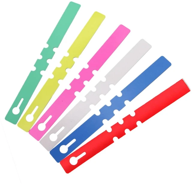 Main image of 120pcs Plastic Plant Tree Tags Wrap Around Lables, 6 Color Plant Labels and Tags Markers for Outdoor Garden Waterproof Plastic Plant Tags Labels, Hanging Plant Labels.