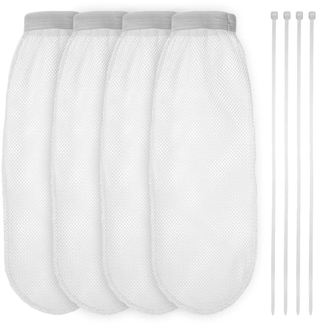 Main image of Washing Machine Lint Catcher, 4 Pcs Flexible Mesh Washer Lint Catcher