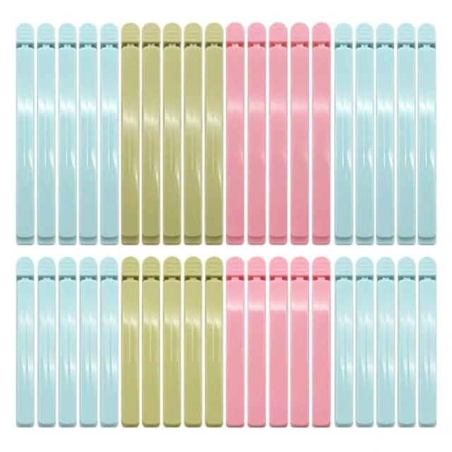 Alt view image 2 of 2 - 40 PCS Plastic Clips for Food Packages, for Food, Kitchen, 2 Sizes