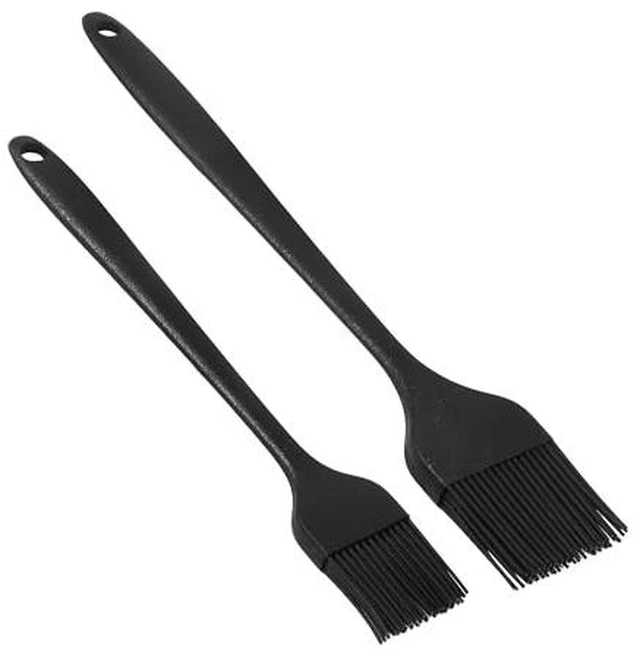 Alt view image 2 of 2 - Silicone Basting Pastry Brush, Heat Resistant Cooking Brush for Oil and Sauce. BPA Free and Dishwasher Safe (2 Pcs).