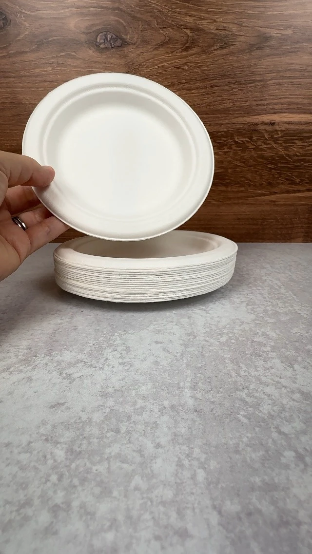 Alt view image 2 of 2 - 6" Eco-Dessert Plates, 20 Count