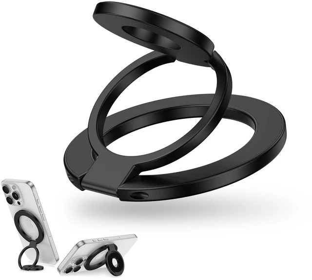 Main image of Magnetic Phone Ring Holder Magsafe Grip for iPhone 17/16/15/14/13/12/11