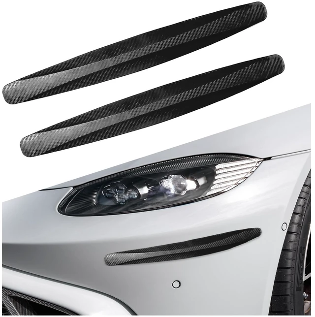 Main image of 2 PCS Bumper Guard Strip, Anti-Scratch Car Side Door Edge Protector Trim Sticker, Anti-Collision Patch Bumper Guard Strip for SUVs RVs Trucks, Universal Car Accessories (Black)
