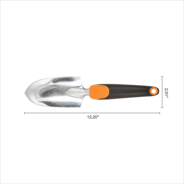 Alt view image 6 of 7 - Garden Trowel, Heavy Duty Hand Tool for Digging and Planting | Heavy-Duty Cast Aluminum Rust Resistant Head, Ergonomic Comfort Grip Handle, Hang Hole for Easy Storage, Yard Beds and Pots