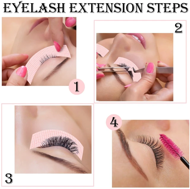 Alt view image 4 of 7 - Lash Tape for Eyelash Extensions,Tape, Tech Supplies, Pink | 12 Rolls, 9 m/roll, Breathable & Skin-friendly, Thin Micropore Fabric, Good Adhesive, Easy to Tear and Remove, for Lash Tech