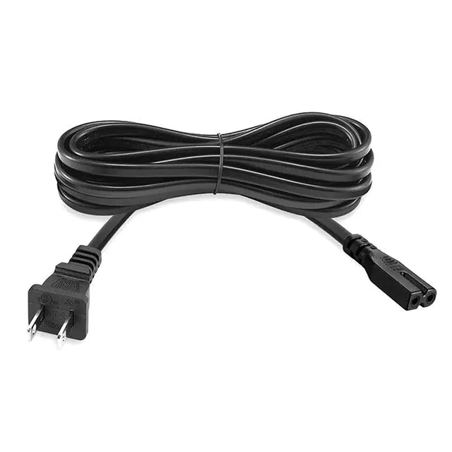 Alt view image 3 of 3 - 2 Prong Polarized Power Cord for Vizio D/E/M Series TV | 5 Feet, UL Listed Replacement Cable, Sturdy and Durable, Good Quality, Compatible with Sound Bar/Speaker