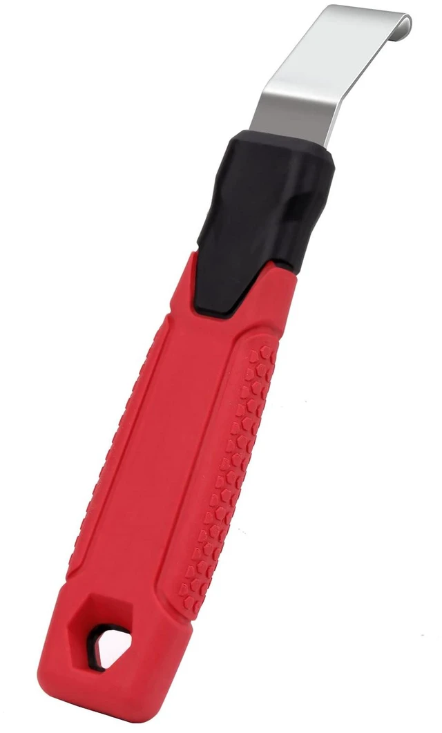 Main image of Vinyl Siding Removal Tool with Extra Long Handle- Steel Blade Vinyl Non-Slip Grip Handle for Installation and Removal Tool Avoid Damaging Vinyl Siding Tool