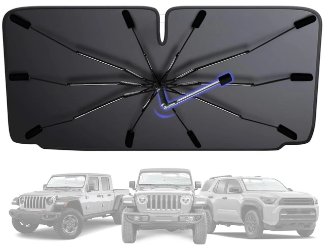Main image of Windshield Sunshade for H 2023-2025, Customized for 2023 2024 2025 Car Front Window Sun Shades, Automatic Car Sun Shield Accessories, Blocks UV Rays, Keeps Vehicle Cool